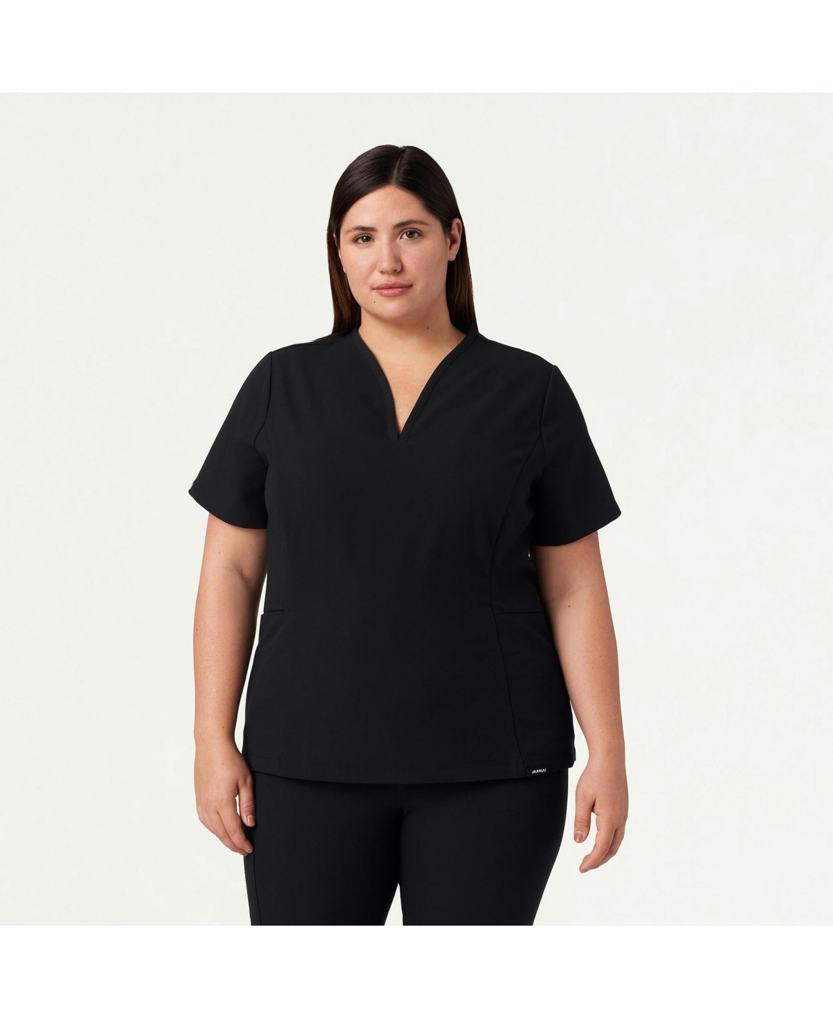 Jaanuu Women's Calix 2-Pocket Tailored V-Neck Scrub Top