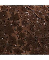 Women's Embellished Illusion High Neck Long Sleeve Fit & Flare Dress