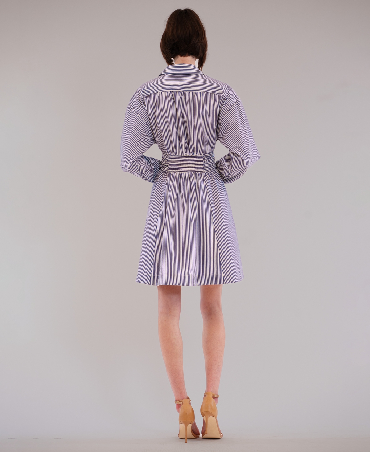 julia jordan Women's Collared Short Shirt Dress