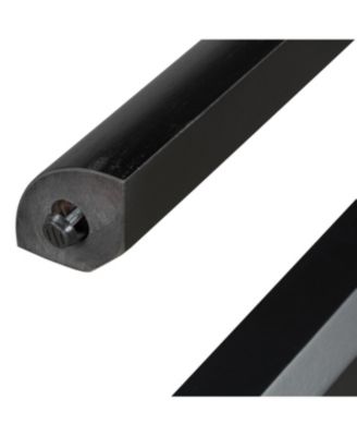 Streamdale Rustic Console Table with Curved Corners, 3 Drawers