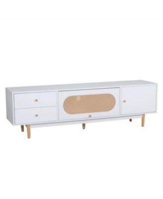 Streamdale 70" TV Stand for TVs up to 80", Minimalist Console Table with Drawers