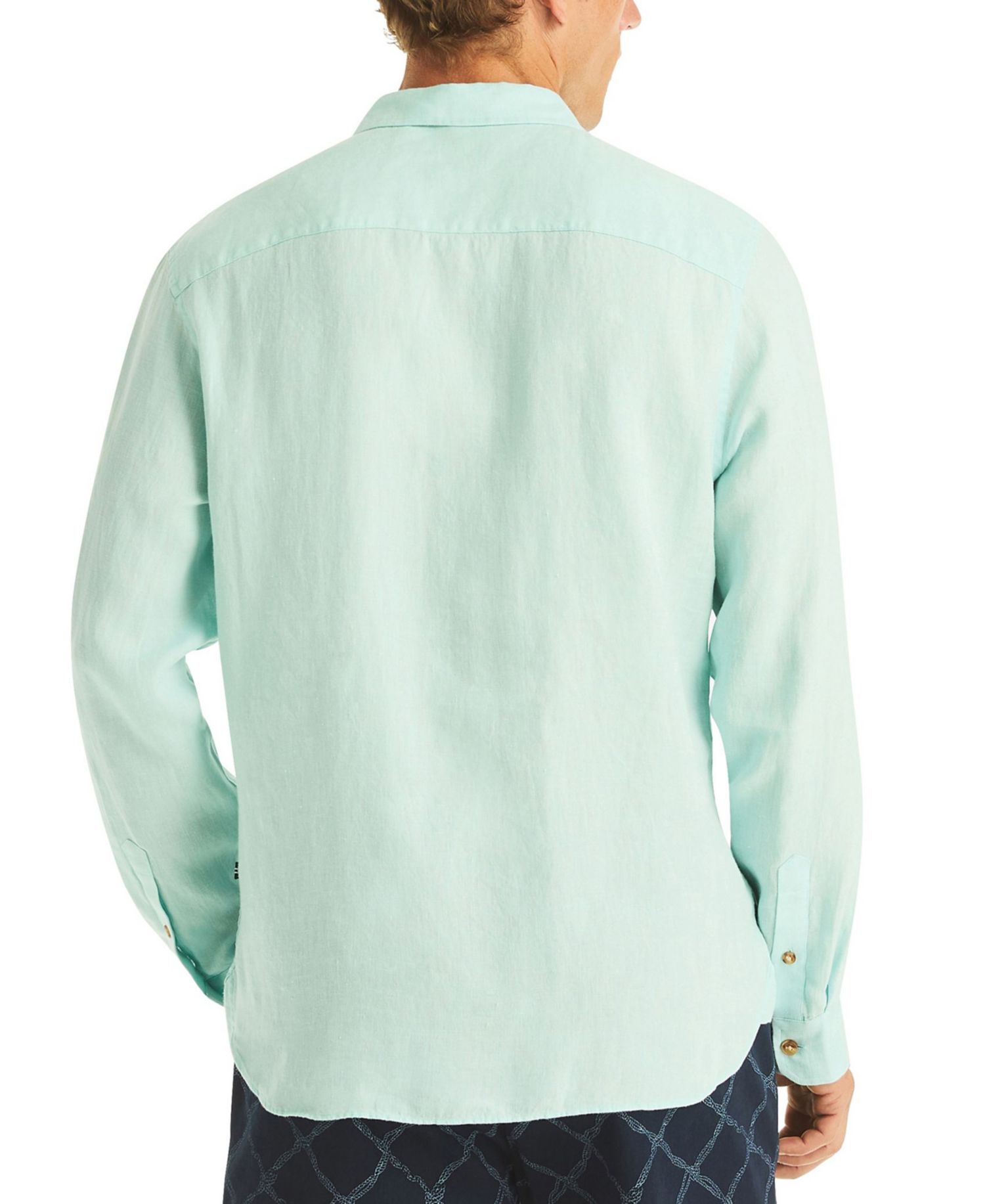Men's Long-Sleeve Linen Shirt