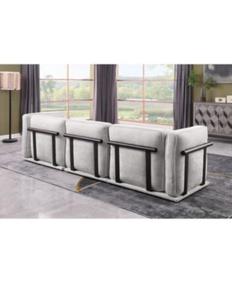 Streamdale Modular fabric sofa set with ottomans