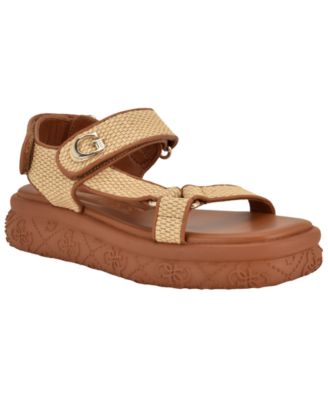 Women's Lanara Strappy Sporty Quattro G Platform Footbed Sandals