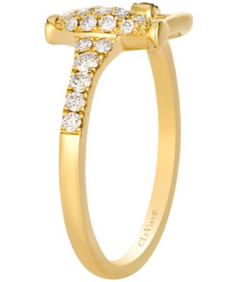 Nude Diamond (0.20 ct. t.w.) & Chocolate Diamond (0.10 ct. t.w.) Ring in 14k Honey Gold