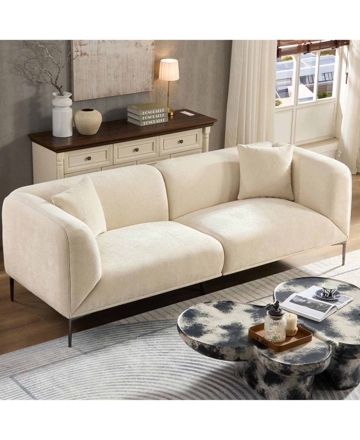 Streamdale Furniture Modern Sofa for Living Room Family Movie Nights & Reading Hours