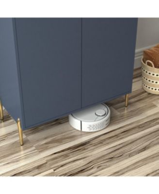 Streamdale Home wine bar cabinet with rack & shelf, modern sideboard buffet