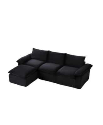 Modern corduroy cloud sofa, freely combined, comfortable sitting experience