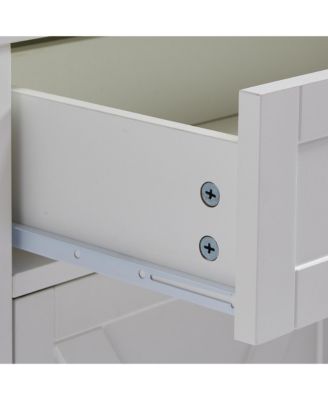 CASAINC 68" White Freestanding Tall Kitchen Cabinet