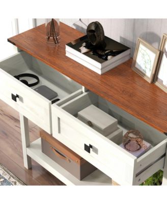 CASAINC Kitchen Cabinet Console Table with 2 Drawer and Bottom Storage Shelf