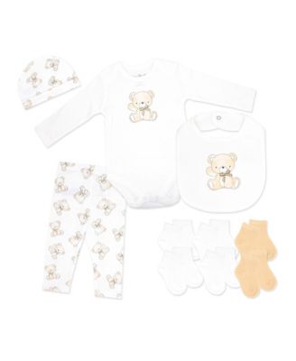 Rock-A-Bye Baby Boutique - Baby Boys' or Baby Girls' Soft Bears Layette, 10-Pc. Set