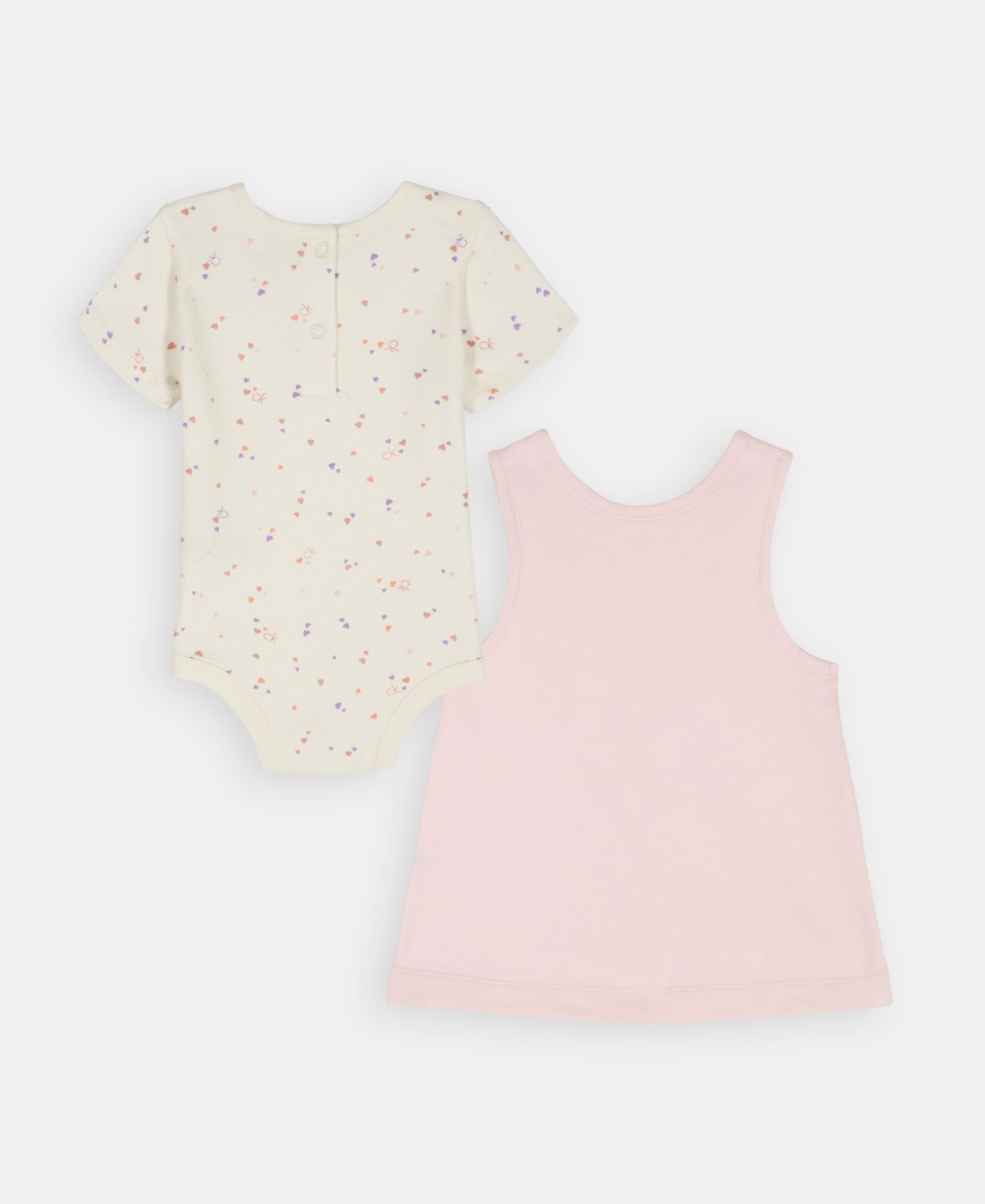 Baby Girls' Printed Bodysuit and Applique Detail Skirtall, 2-Piece Set