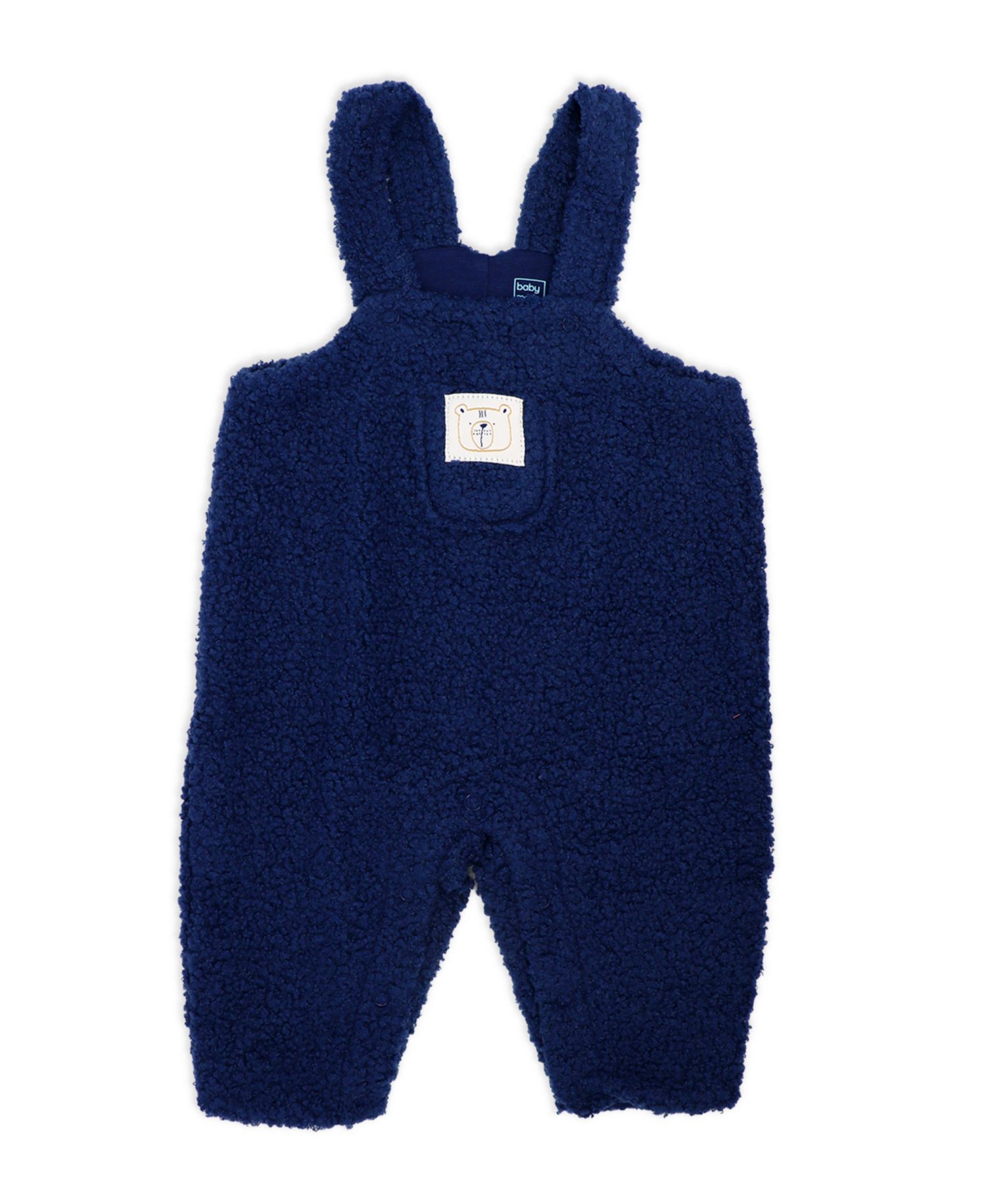 Baby Boys' Bears Print Overall, Bodysuit and Cap, 3-Piece Set