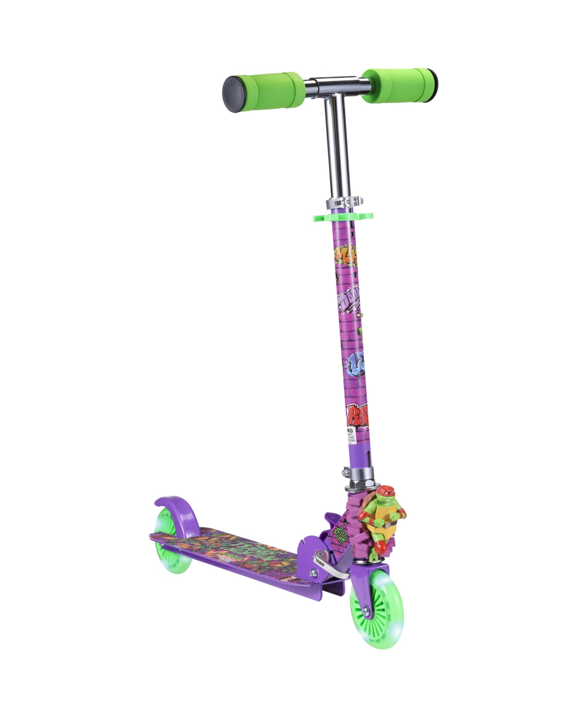 Tmnt Mutant Ninja Turtle Wheel Scooter with Light Up Wheels