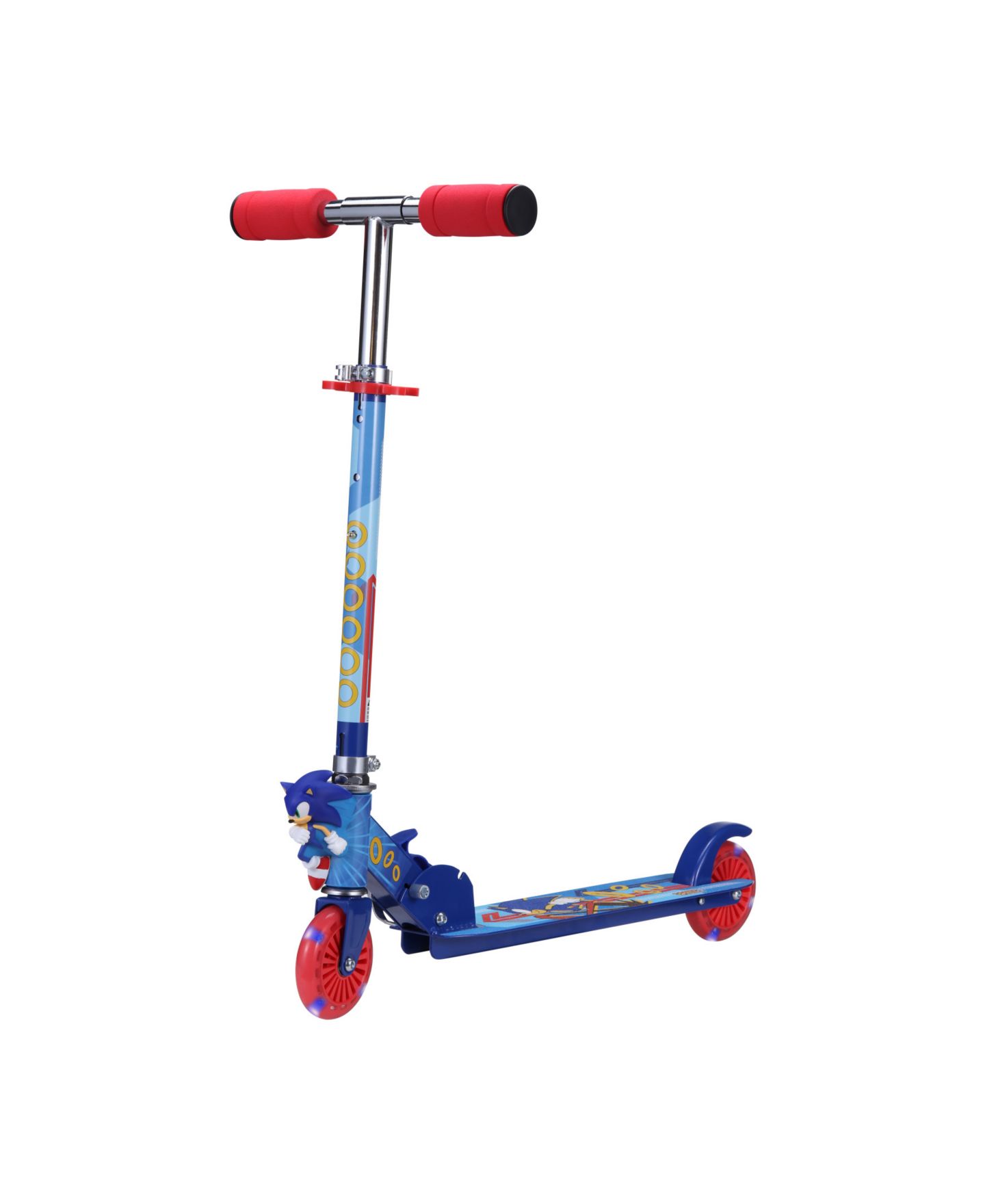 Детская игрушка Sonic 2 Wheel Light-Up Folding Scooter, Ages 6+ — фото 3