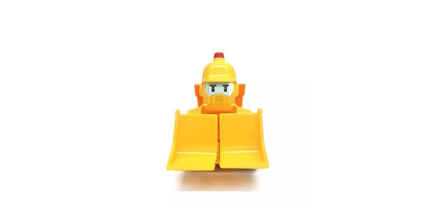Детская игрушка Robocar Poli Die-Cast Bulldozer Construction Truck - Bruner Early Educational & Role-Play Toys for Toddlers Ages 1+ — фото 4