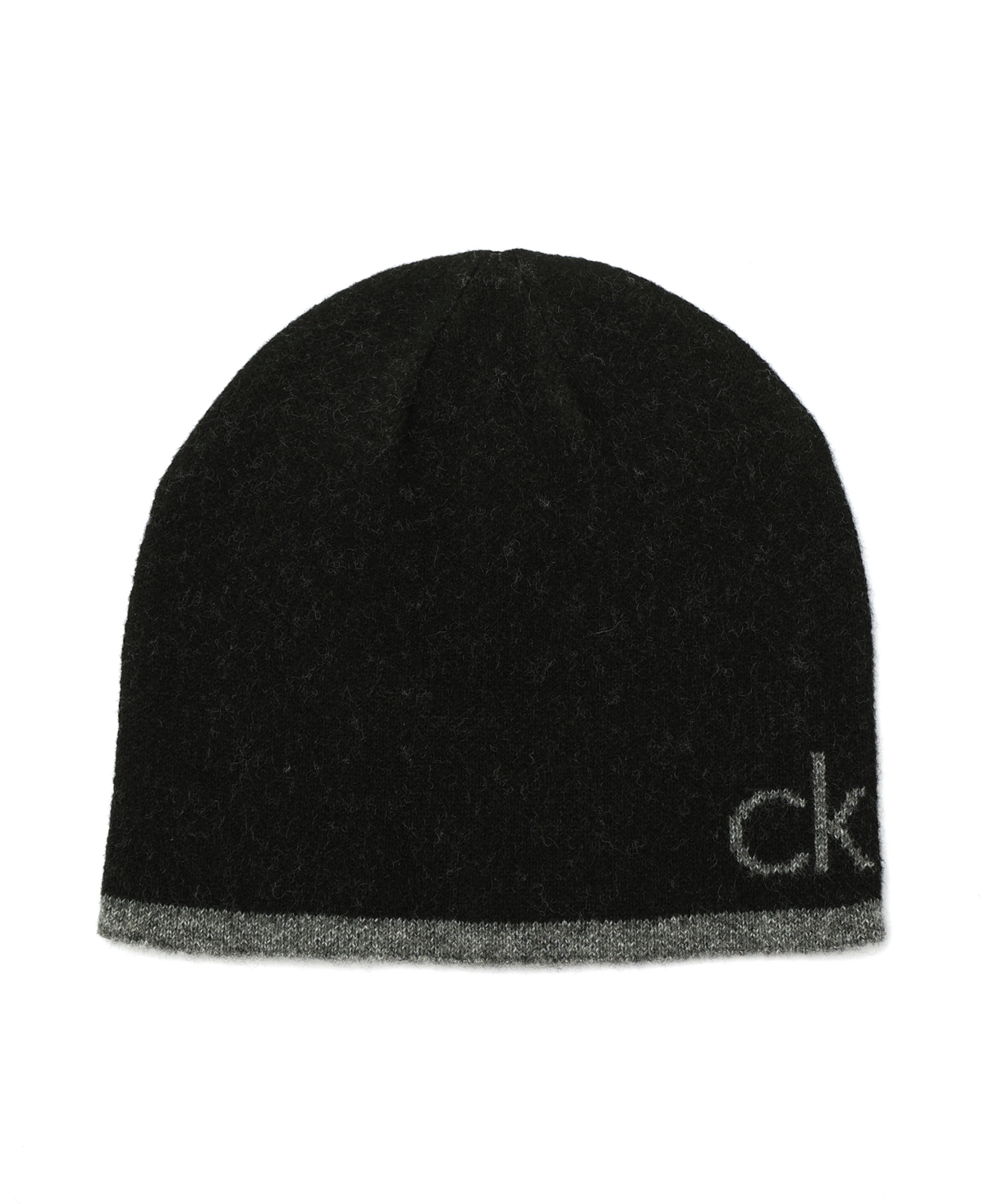 Calvin Klein Men's 2-piece Fuzzy Scarf And Hat Set In Black