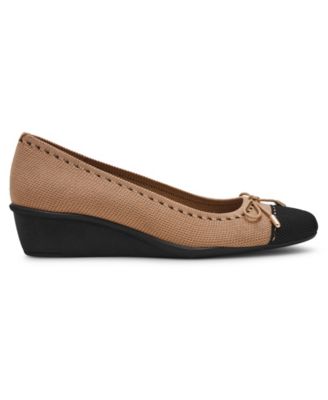 Women's Wesson Cap Toe Wedge Pumps