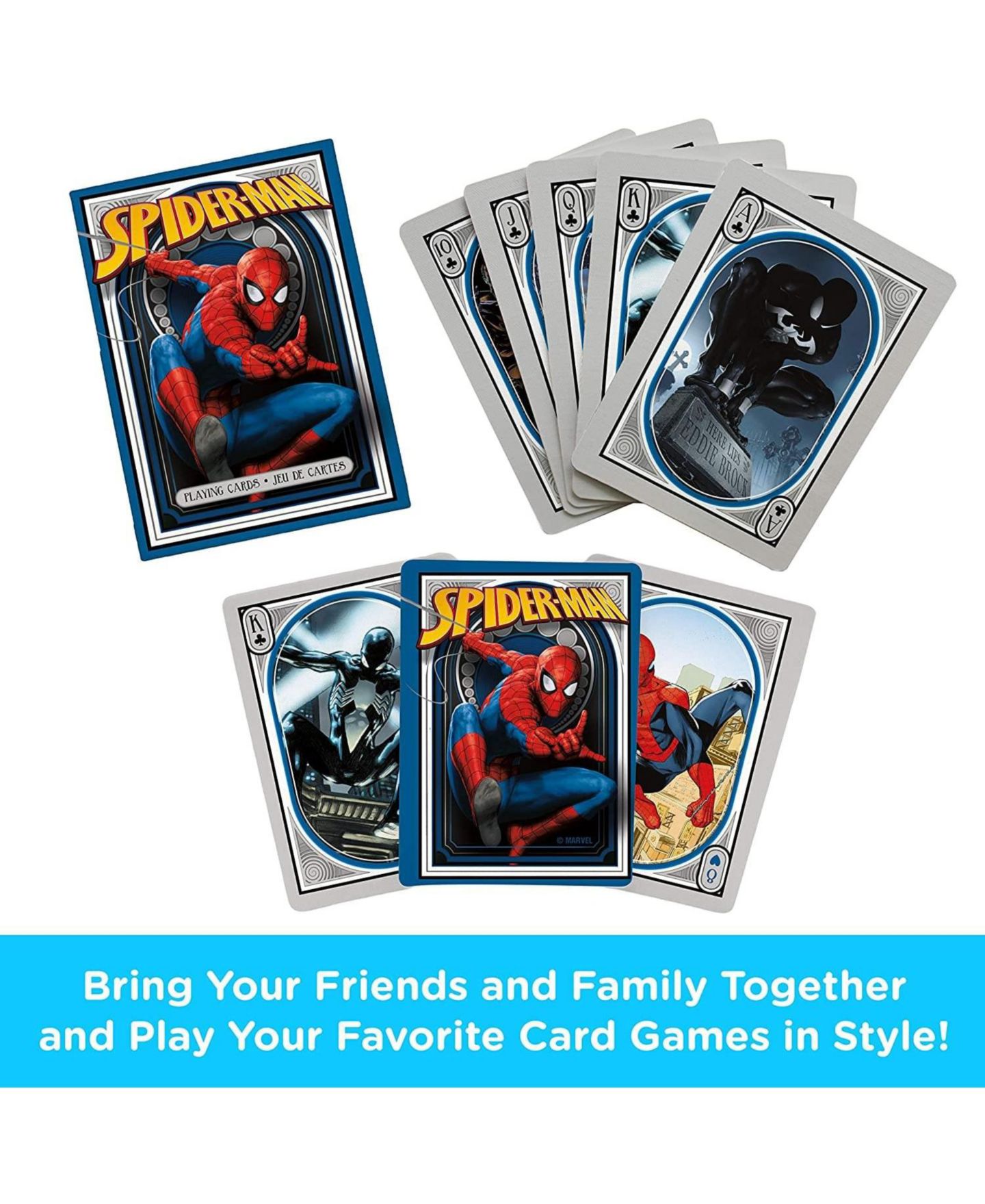 Детские игрушки NMR Distribution Marvel Spider-Man Nouveau Playing Cards — фото 2