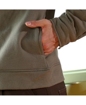 Men's Dark Olive Utility-Knit Jacket