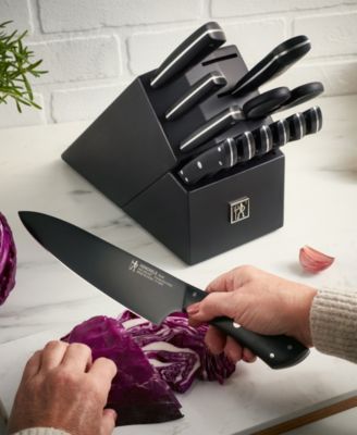 Noir 13-Pc. Knife Block Set