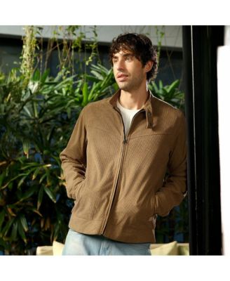 Men's Coffee Brown Corduroy Rider Jacket