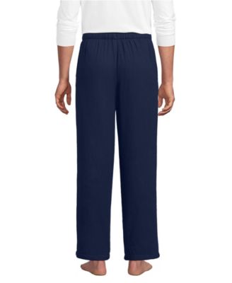Men's High Pile Fleece Lined Flannel Pajama Pants