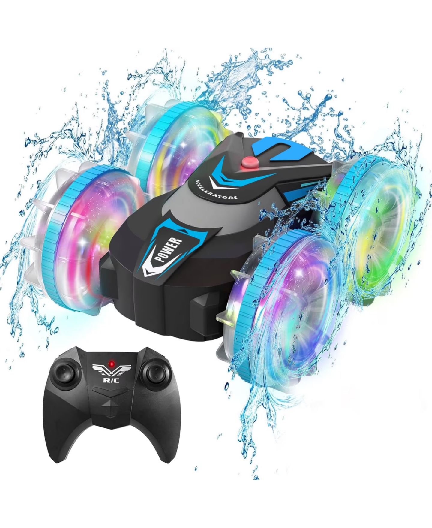 Детская игрушка Cowin Amphibious 4WD 360-Degree Flips Remote Control Stunt Car — фото 1