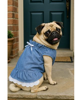 Parisian Pet Tunic Country Dress Denim