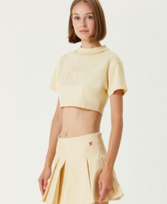Women's Cotton Pleated Skirt