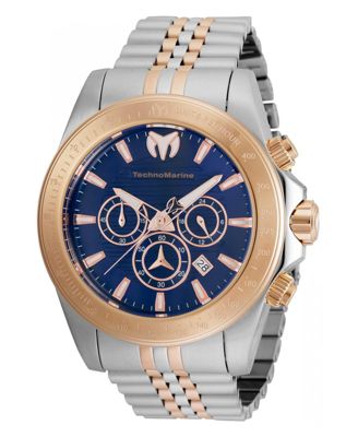 Men's TM-220154 Manta Quartz Chronograph Blue Dial Watch