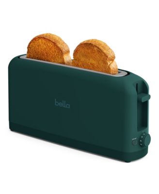 2-Slice Wide-Slot Slim Toaster, Forest Green