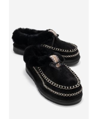 Noriel Leather Moccasin Slippers (Women)