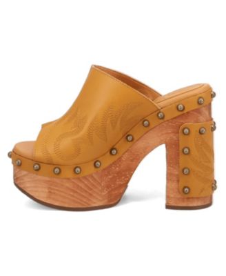 Women's Free Spirit Wooden Sandal