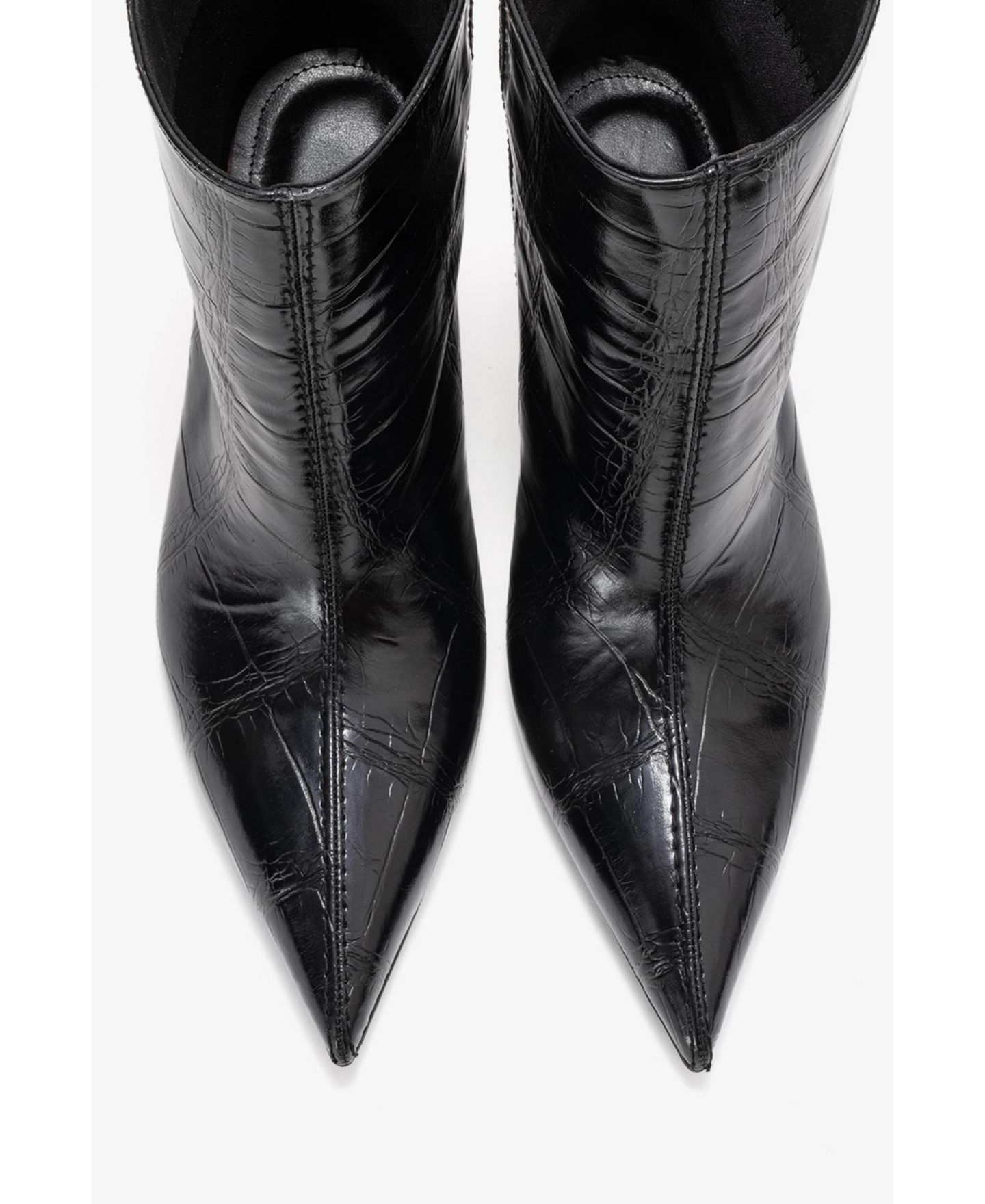 Женские ботинки Prologue Shoes Brivelle Pointed Toe Boot, цвет: Чёрный с принтом искусственная кожа — фото 3