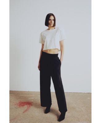 Women's Padded Shoulder Cotton T-Shirt