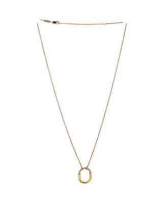 Lock Motif Pendant Necklace