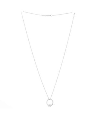 T Circle Pendant Necklace