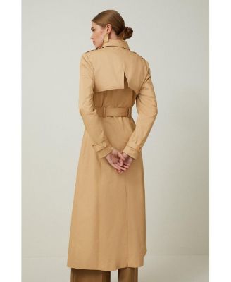 Women's Tailored Classic Belted Trench Coat
