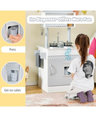 Chef Pretend Kitchen Playset with Cooking Oven and Sink for Toddlers