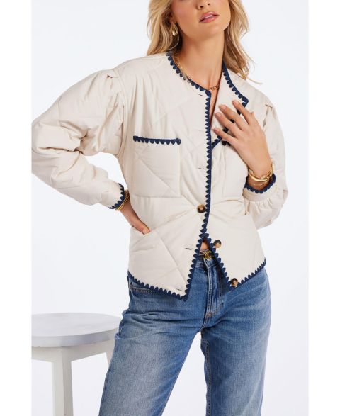 Женские куртки Bishop + Young Women's BISHOP + YOUNG Brooklyn Whipstitch Quilted Jacket