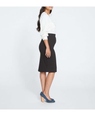 Plus Size Danube Ponte Skirt