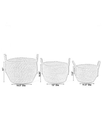 Happimess Camden Vintage Industrial Handmade Set of 6 Wire Metal Nesting Storage Baskets