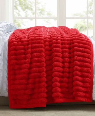 Ultra Plush Raschel Mink Blanket, Twin/Full