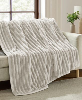 Ultra Plush Raschel Mink Blanket, Queen/King