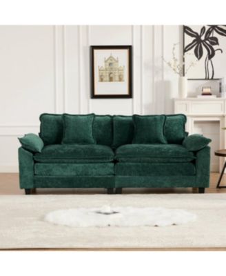 Cloud Couch: Ultimate Comfort Chenille Sofa with Ergonomic Support