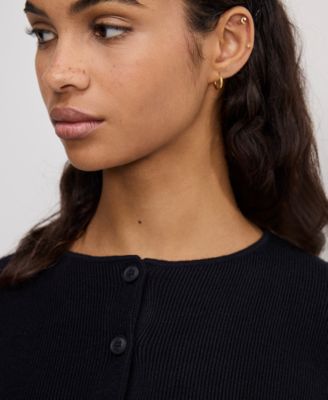 Women's Bell Sleeve Knit Cardigan Sweater, Regular & Plus Size