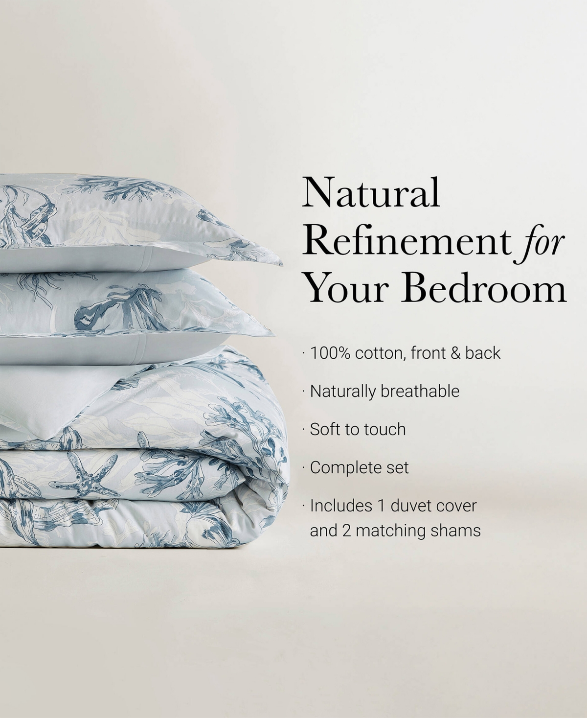 Harbor House Botanical Floral 3-Pc. Duvet Cover Set