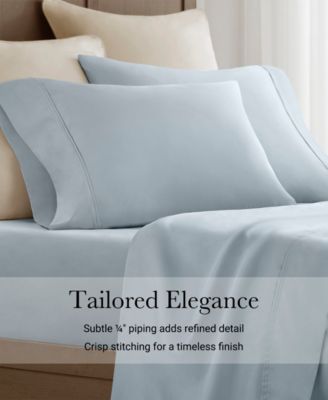 Sateen 400-Thread Count Cotton 2-Pc. Pillowcase Set, King