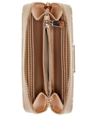 Melinda Logo Zipper Closure Wallet
